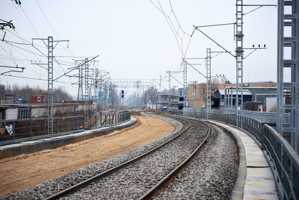 Окончание строительства второго железнодорожного пути в Балашихе ожидается в декабре.