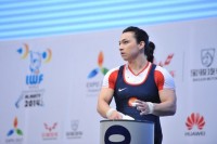 После того, как допинг проба корейской чемпионки Ким Ун Джу дала позитивный результат, золотая медаль и звание чемпионки мира 2014