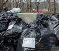 В ходе городского субботника прошла акция по раздельному сбору мусора В нескольких лесопарковых зонах, по инициативе гражданских