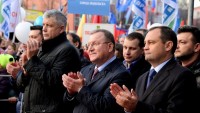 Митинг в честь годовщины присоединения Крыма состоялся в Балашихе 18 марта в Балашихе состоялся митинг-концерт Горжусь Россией ,