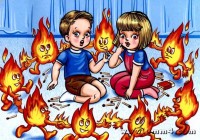 Огонь детям не игрушка! В терминологии работников пожарной службы среди многих причин пожаров есть и такая - детская шалость с огнем. УК ООО "ГРАД+СЕРВИС"
