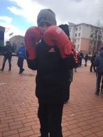 Сегодня в Городском округе Балашиха на площади Ледового дворца имени Юрия Ляпкина состоялся мастер-класс чемпиона мира по боксу Управление по физической культуре, спорту и работе с молодежью Балашихи