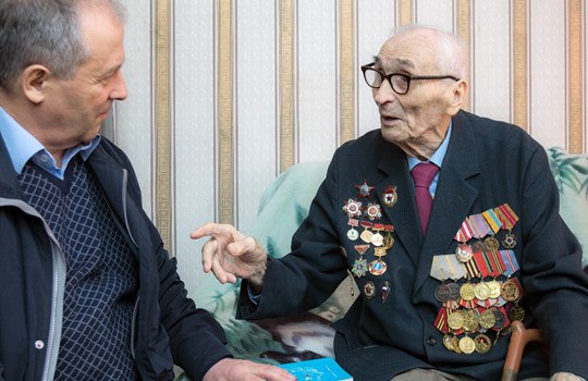 Заместитель главы встретился с ветераном Великой Отечественной войны Заместитель главы администрации городского округа Балашиха