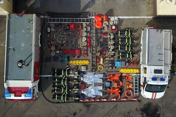 Пожарные и спасатели из 201 пожарно-спасательной части Балашихи поучаствовали в международном Tetris сhallenge.