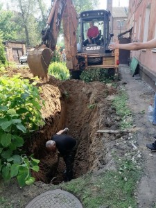 Балашихинский водоканал провёл работы по капитальной замене трубопровода по границе дома ул.