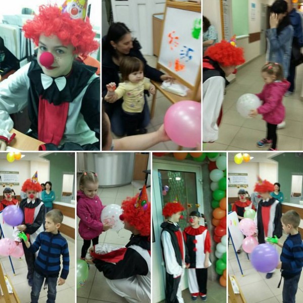 С праздником днем защиты детей поздравляют своих пациентов сотрудники детской поликлиники. ЦГБ г.Железнодорожный