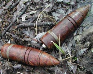 Три артиллерийских снаряда найдены в Балашихе при строительстве эстакад на трассе М7.